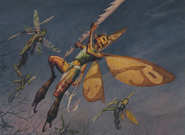 Knacksaw Clique art (Steven Belledin / Scryfall Shadowmoor #42)