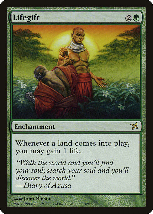 Lifegift 卡面（Scryfall Betrayers of Kamigawa #132）