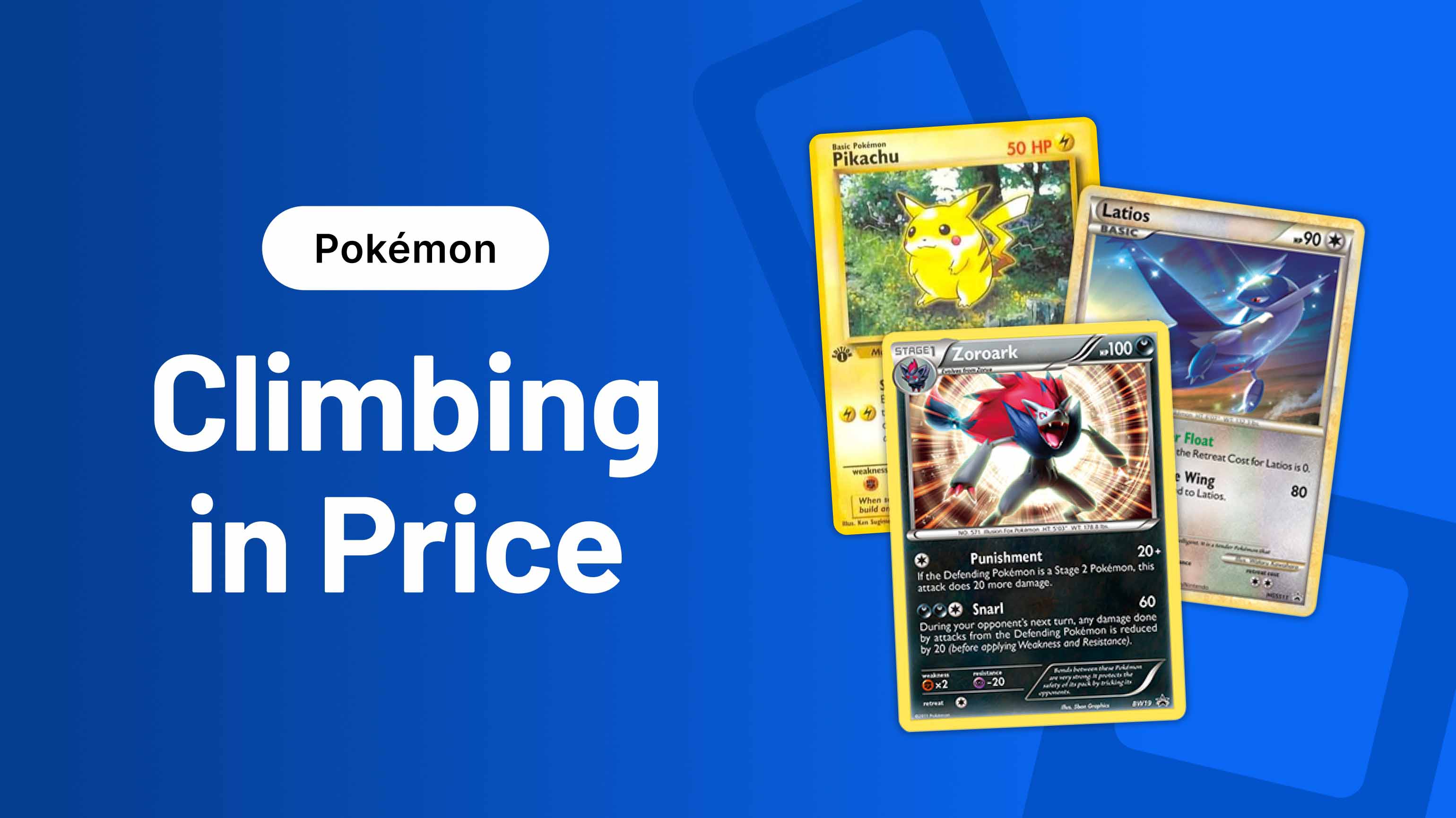 TCGplayer Price Trends Climbing hero (contrast window)