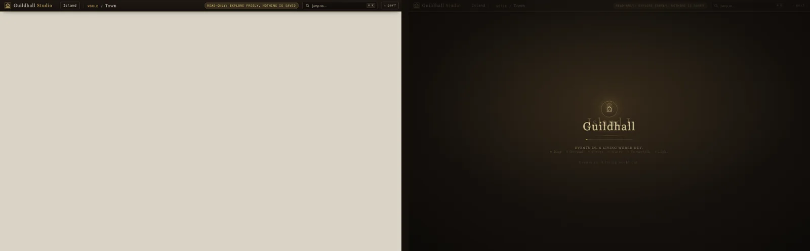About 504 ms after navigation: bare canvas vs boot cover