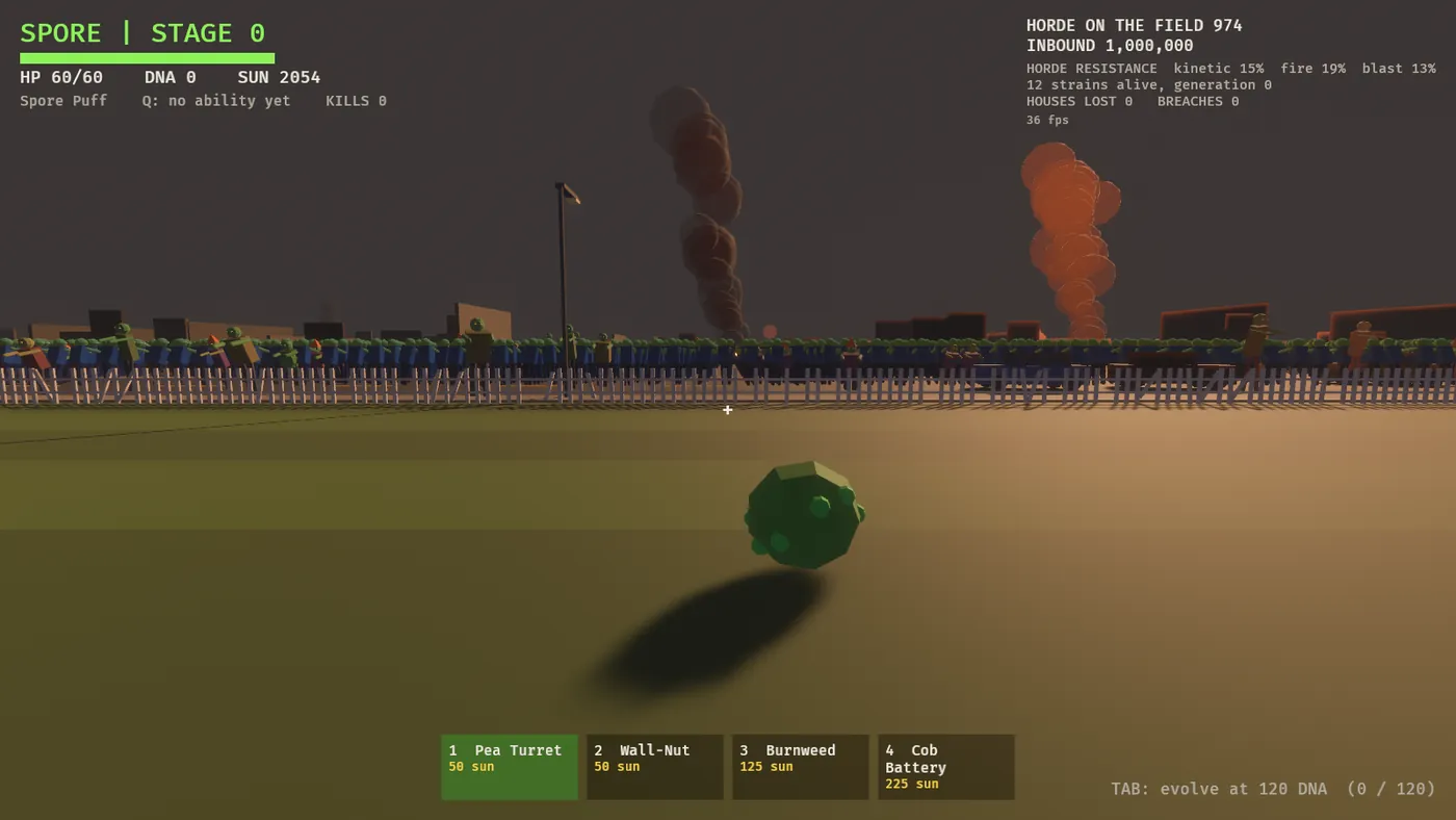 First ECS build: 974 zombies at 36 fps