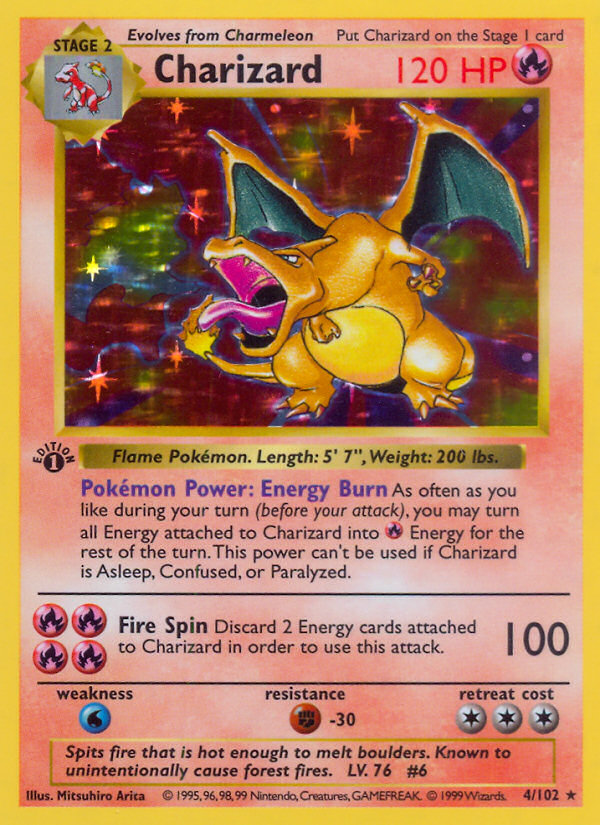 Base Set 初版喷火龙（pokemontcg.io base1/4）