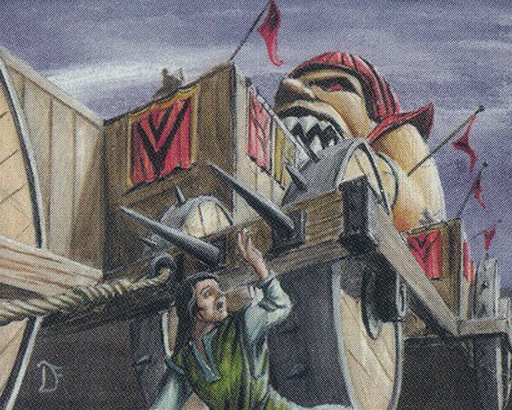 Juggernaut 原画(Dan Frazier / Scryfall Limited Edition Alpha #255、同週対照)
