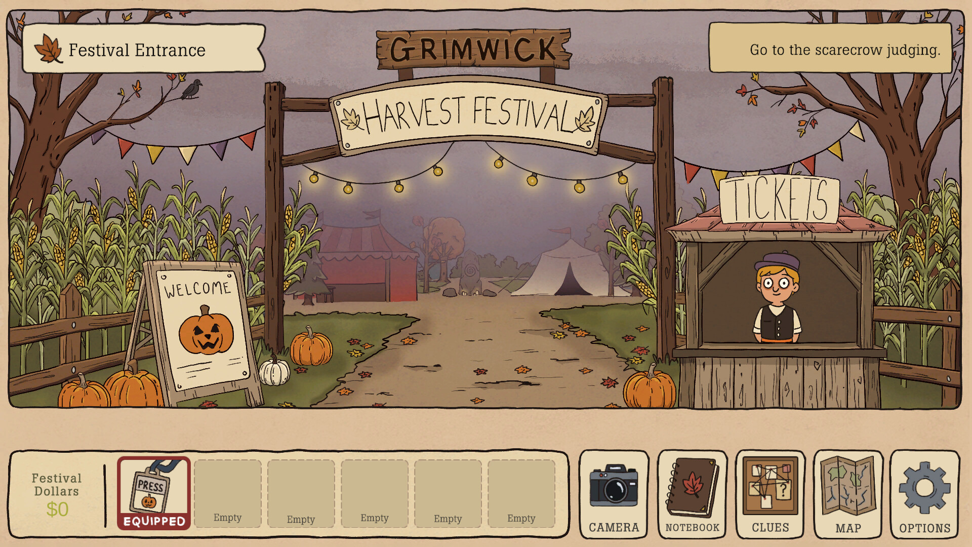 No Murders in Grimwick harvest festival