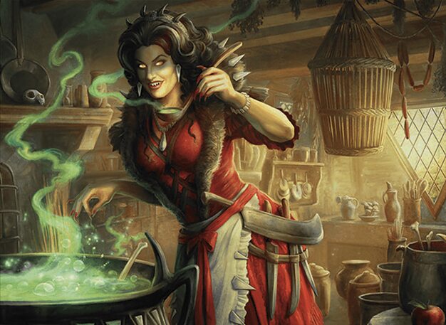 Agatha of the Vile Cauldron art (Jason A. Engle / Scryfall WOE#199)