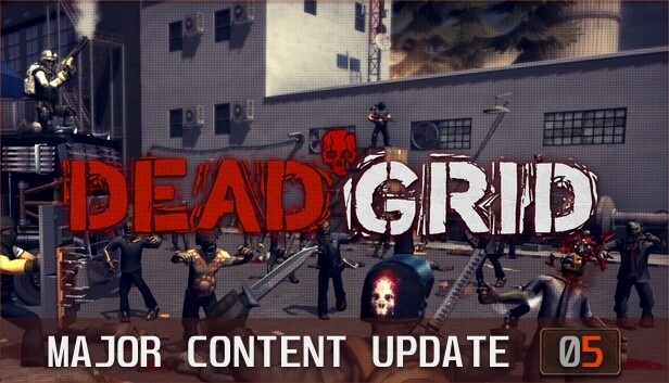 Steam capsule: Dead Grid’s 80s retro cover